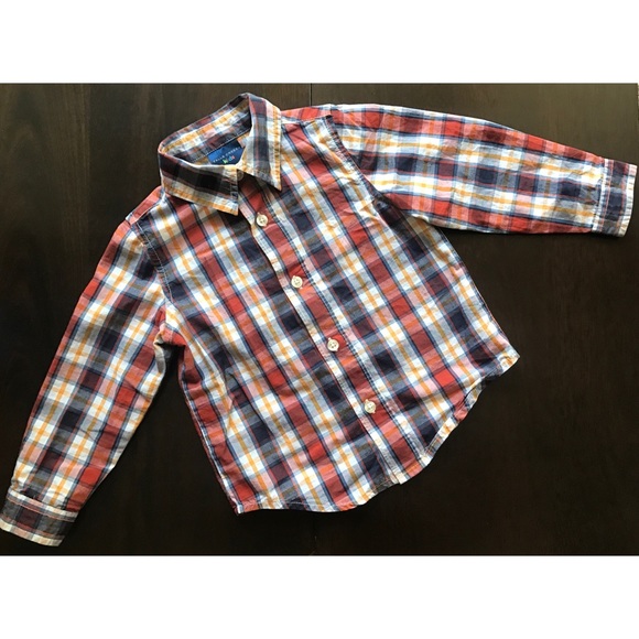 Falls Creek Kids Plaid Button Up Long Sleeve - Picture 2 of 6